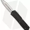 Microtech Scarab D/E OTF Automatic Knife (3.5" Stonewash Full Serr) 175-12 -Avokelavavat Sales Store microtech scarab de stonewash full serr 175 12