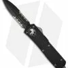 Microtech Scarab Executive OTF D/E Dagger Knife (Black SER) 109-2