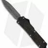 Microtech Scarab Ll D/E OTF Automatic Knife (3.5" Damascus) -Avokelavavat Sales Store microtech scarab stainless steel samasucs carbon fiber blue hardware