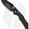 Microtech Select Fire Dual Action Automatic Knife (3.5" Black Serr) 128-2