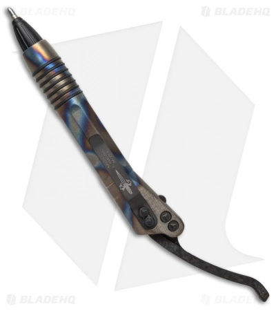 Marfione Custom Microtech Siphon II Flamed Ti W/ LSCF Lever 3 Marfione Custom Microtech Siphon II Flamed Ti W/ LSCF Lever