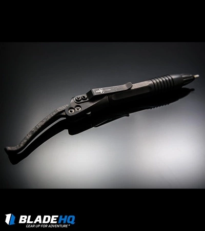 Microtech Marfione Custom Siphon Pen Black DLC Titanium + LSCF Lever 5 Microtech Marfione Custom Siphon Pen Black DLC Titanium + LSCF Lever - Image 3