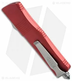 Microtech Troodon S/E OTF Automatic Knife Red (3" Black Serr) 139-2RD -Avokelavavat Sales Store microtech troodon 139 2 1 rd side