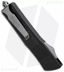 Microtech Combat Troodon D/E OTF Automatic Knife (3.8" Black) 142-1 -Avokelavavat Sales Store microtech troodon 142 1 side cm