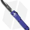 Microtech UTX-70 D/A OTF S/E Automatic Knife Purple (2.4" Black) 148-1PU -Avokelavavat Sales Store microtech utx 70 148 1 pu cm jr