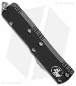 Microtech UTX-85 S/E OTF Automatic Knife (3.125" Black) 231-1 -Avokelavavat Sales Store microtech utx 85 231 2 bottom cm