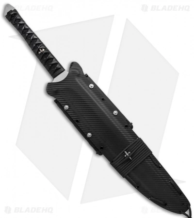 Microtech Marfione Custom Combat Wakizashi (15.5" Sim Hamon D2) 4 Microtech Marfione Custom Combat Wakizashi (15.5" Sim Hamon D2) - Image 2