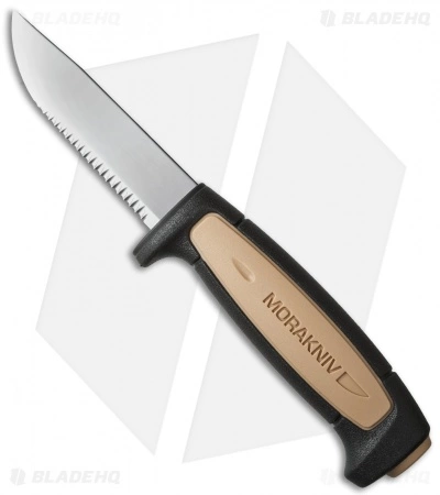Morakniv Rope Knife Brown (3.25" Satin Serr) 12245 Sweden 3 Morakniv Rope Knife Brown (3.25" Satin Serr) 12245 Sweden