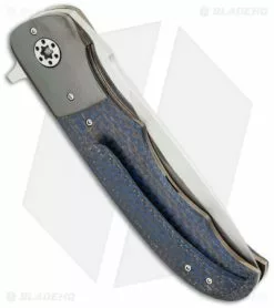 George Muller Knives George Muller LL-BB Flipper Knife LSCF/Zirconium (3.75" Satin) -Avokelavavat Sales Store muller ll bb lscf blue side cm