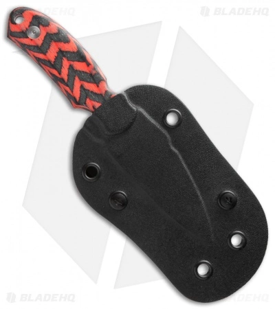 Nemesis Custom Jeff Hall Arch Ally Fixed Blade Knife Red Lam. (2.75" Satin) NK-6 4 Nemesis Custom Jeff Hall Arch Ally Fixed Blade Knife Red Lam. (2.75" Satin) NK-6 - Image 2