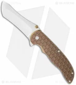 John Grimsmo The Norseman Flipper Bronze Titanium Folder (3.625" Plain) 068