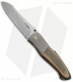O'Hare Knives Rubicon Liner Lock Knife Camo G-10 (4" Stonewash)