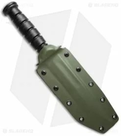 Ontario Knife Company OKC 125th Anniversary 498 Combat Fixed Blade Knife Black (7" Plain) 8184 -Avokelavavat Sales Store okc 498 combat w spec sheath sheath