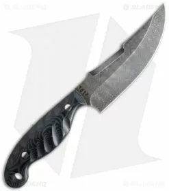Olamic Cutlery Baikal Fixed Blade Knife (4.75" Damascus) 1827 -Avokelavavat Sales Store olamic cutlery baikal 1827 left