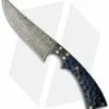 Olamic Cutlery Nero Knife G10/Carbon Fiber (4.5" Damascus) 0934