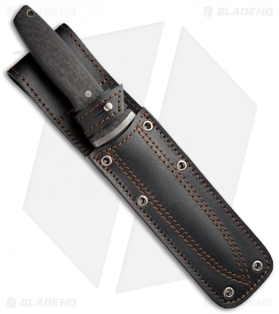 Olamic Cutlery Terzuola M30 Battle Guard Fixed Blade Knife (6.25" Damascus) 4 Olamic Cutlery Terzuola M30 Battle Guard Fixed Blade Knife (6.25" Damascus) - Image 2