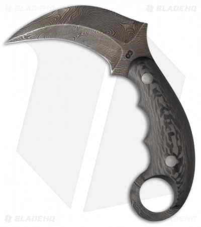 Olamic Cutlery Karambit Fixed Blade Knife (3.5" Damascus) 1562 3 Olamic Cutlery Karambit Fixed Blade Knife (3.5" Damascus) 1562
