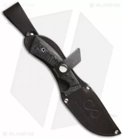 Olamic Cutlery Nero Fixed Blade Knife Carbon Fiber (4.625" Damascus) 1620 -Avokelavavat Sales Store olamic cutlery nero 1620 sheath