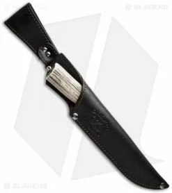 Olamic Cutlery Stag Series Fixed Blade Knife (5.25" Damascus) 1804 -Avokelavavat Sales Store olamic cutlery stag series 1804 sheath