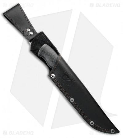 Olamic Cutlery Custom Suna Fixed Blade Carbon Fiber (5.25" Damascus) 1612 4 Olamic Cutlery Custom Suna Fixed Blade Carbon Fiber (5.25" Damascus) 1612 - Image 2