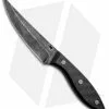Olamic Cutlery Persian Fixed Blade Knife Carbon Fiber (5" Damascus) 1434