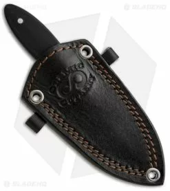 Olamic Cutlery Persian Neck Knife Black G10 (2.5" Damascus) -Avokelavavat Sales Store olamic fixed neck knife black g10 sheath