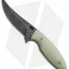 Olamic Cutlery Persian Neck Knife White G-10 (2.5" Damascus)