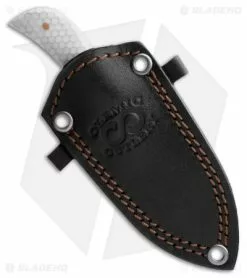 Olamic Cutlery Persian Neck Knife White C-Tek (2.5" Damascus) -Avokelavavat Sales Store olamic neck knife c tek 4 sheath