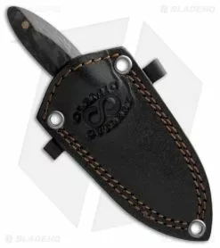Olamic Cutlery Persian Neck Knife Carbon Fiber (2.5" Damascus) -Avokelavavat Sales Store olamic neck knife cf 1 sheath