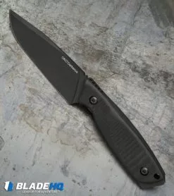 Ontario Knife Company Ontario OKC Cerberus Fixed Blade Knife Black G-10 (4.8" Black) -Avokelavavat Sales Store ontario OKC cerberus black black 1775 BHQ 35918 er spine