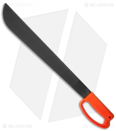 Ontario Knife Company Ontario OKC 18" Field Orange D Handle Machete Fixed Blade Knife (Black) 3 Ontario Knife Company Ontario OKC 18" Field Orange D Handle Machete Fixed Blade Knife (Black)