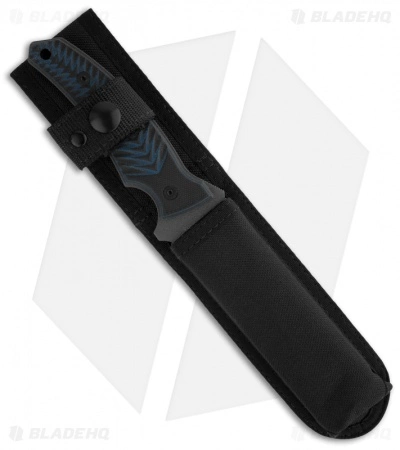 Ontario Knife Company Ontario Knives OKC Morta Knife Black/Blue G10 Fixed Blade (4" Gray Plain) 4 Ontario Knife Company Ontario Knives OKC Morta Knife Black/Blue G10 Fixed Blade (4" Gray Plain) - Image 2