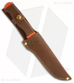 Ontario Knife Company Ontario OKC Seneca Hunter Knife Fixed Blade (5.5" Satin Plain) 5 Ontario Knife Company Ontario OKC Seneca Hunter Knife Fixed Blade (5.5" Satin Plain) -Avokelavavat Sales Store ontario knife fixed orange brown okc seneca hunter sheath