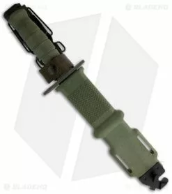 Ontario Knife Company Ontario 490 M-9 Green Bayonet & Scabbard OD Green (7" Black) 6220 -Avokelavavat Sales Store ontario knife m 9 green w scabbard fixed sheath