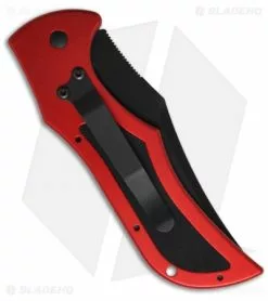 Paragon Apex Persian Style Red Automatic Knife (Black PLN) -Avokelavavat Sales Store paragon apex red back