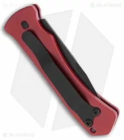 Paragon Mini ERT Red Automatic Knife (2.75" Black Plain) -Avokelavavat Sales Store paragon mini ert d r red BHQ 12903 jr side