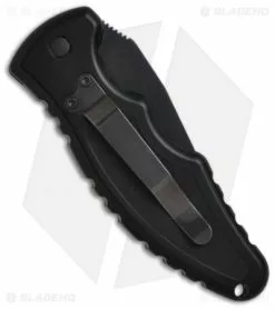 Paragon Knives PARA-8X Automatic Knife (3.5" Black Plain) -Avokelavavat Sales Store paragon para 8x d n back
