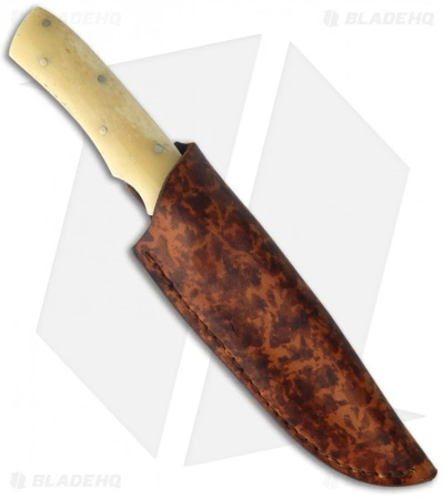 Paragon Eddie White Shadow Fighter Fixed Blade Knife W/ Bone (5.25" Damascus) 4 Paragon Eddie White Shadow Fighter Fixed Blade Knife W/ Bone (5.25" Damascus) - Image 2