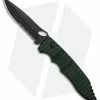 Piranha Mini Predator Tactical Automatic Knife Green (3.5" Black Serr)