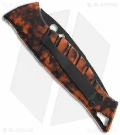 Piranha Amazon Automatic Knife Burnt Orange Tactical (3.45" Black) 5 Piranha Amazon Automatic Knife Burnt Orange Tactical (3.45" Black) -Avokelavavat Sales Store piranha amazon orange tactical back