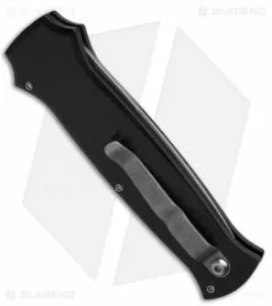 Piranha Bodyguard Automatic Knife Black (3.3" Stonewash Serr) 5 Piranha Bodyguard Automatic Knife Black (3.3" Stonewash Serr) -Avokelavavat Sales Store piranha bodyguard black stone serrated side