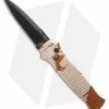 Piranha Bodyguard Automatic Knife Desert Camo (3.3" Black) -Avokelavavat Sales Store piranha bodyguard camo tactical plain