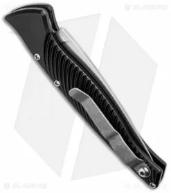 Piranha DNA Automatic Knife Black (3.25" Mirror) 7 Piranha DNA Automatic Knife Black (3.25" Mirror) -Avokelavavat Sales Store piranha dna mirror plain black side cm