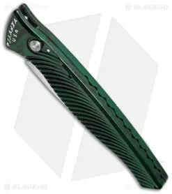 Piranha DNA Automatic Knife Green Marble (3.25" Mirror Serr) 6 Piranha DNA Automatic Knife Green Marble (3.25" Mirror Serr) -Avokelavavat Sales Store piranha dna mirror plain green bottom cm