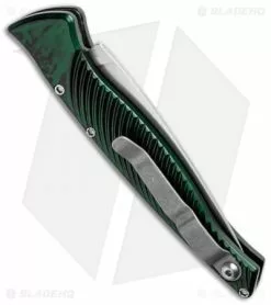 Piranha DNA Automatic Knife Green Marble (3.25" Mirror Serr) 7 Piranha DNA Automatic Knife Green Marble (3.25" Mirror Serr) -Avokelavavat Sales Store piranha dna mirror plain green side cm