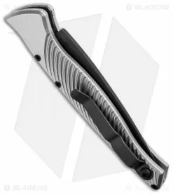 Piranha DNA Automatic Knife Silver Tactical (3.25" Black) -Avokelavavat Sales Store piranha dna tactical plain silver side cm 1