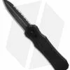 Piranha Tactical Excalibur OTF Knife D/A Automatic (3.2" Black Full Serr) -Avokelavavat Sales Store piranha excalibur black full ser
