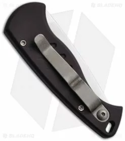 Piranha Fingerling Black Automatic Knife (2.5" Mirror Serr) 5 Piranha Fingerling Black Automatic Knife (2.5" Mirror Serr) -Avokelavavat Sales Store piranha fingerling black mirror back 2