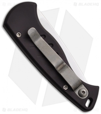 Piranha Fingerling Black Automatic Knife (2.5" Mirror Serr) 4 Piranha Fingerling Black Automatic Knife (2.5" Mirror Serr) - Image 2