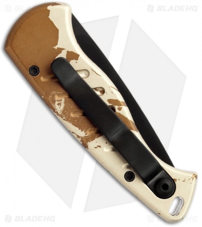 Piranha Fingerling Desert Camo Automatic Knife (2.5" Black Plain) 4 Piranha Fingerling Desert Camo Automatic Knife (2.5" Black Plain) - Image 2